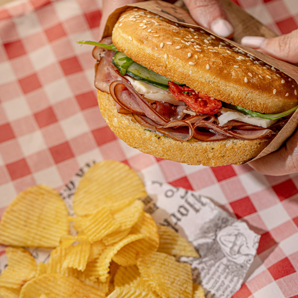 Bresaola Italian Sandwish + Chips