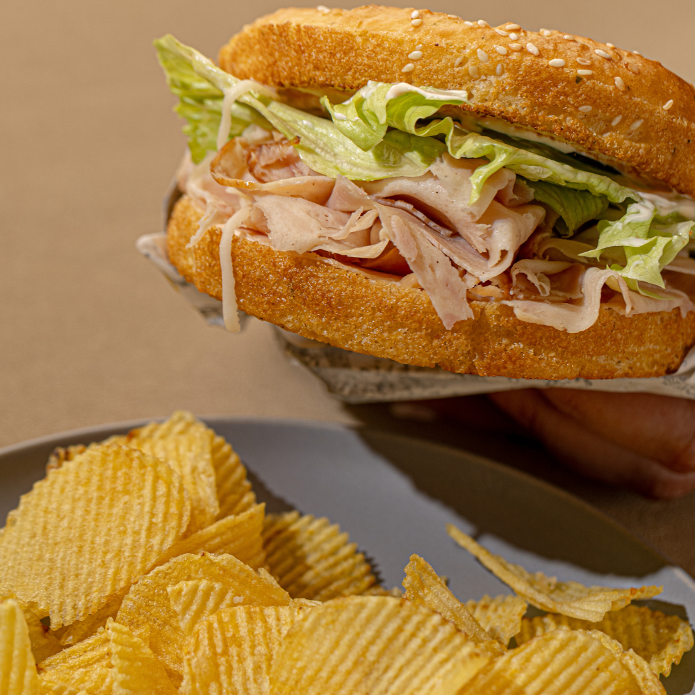 Braised Chicken Sandwich + Chips
